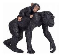 Besttoy Figurine MOJO Animal Planet Chimpancé et son bébé Noir (387264)