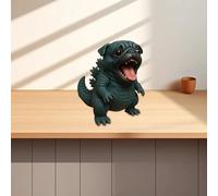 Figurine chiot Le charme du classique et de l'adorable race sont parfaitement combinés pour vous apporter une expérience unique à la maison. Venez posséder maintenant! QHa839 (blanc, 5 x 7,6 cm)