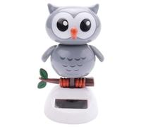 Figurine Chouette Hibou se Balance a l'energie Solaire Type balancier Voiture terrasse Jardin Jouet decoratif Original