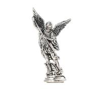 Figurine Chrétienne Saint Michael L'archange Défaut Des Statues Du Gardien De Satan En Alliage De Zinc Pour La Maison,La Chambre,Le Bureau De Table - Type Silver-General Brand