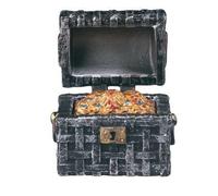 PAPO Pirates and Corsairs Treasure Chest Toy Accessories, Black/Grey (39412)