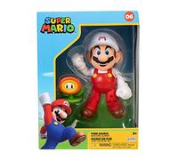 Figurine - Jakks Pacific - Super Mario Bros : Mario De Feu - 10 Cm