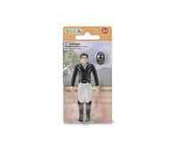 Figurine Collecta Cavalier de tournoi avec casque d'équitation - 8 x 16 cm - Dès 3 ans