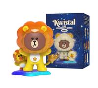 Mighty Jaxx Figurine Line Friends Horoscope Kwistal Fwenz, Boîte mystère, figurine aléatoire