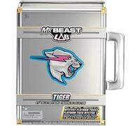 MrBeast Lab à collectionner, Apex Beast Tiger, 15,8 cm, Très détaillé, Emballage de qualité, 13 points d’articulation, Mâchoire puissante, 2 à collectionner, Apex Beast Tiger et Apex Beast Panther