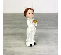 Figurine Communiant - Unique - 13,5 cm - Résine - Baptême - Communion