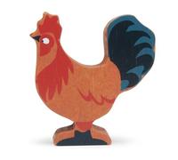 Figurine Coq en bois