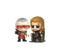 Figurine Hot Toys COSB738 - Marvel Comics - Thor 3 : Ragnarok - Stan Lee & Thor