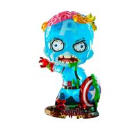 Figurine Cosbaby translucide Marvel Zombies Captain America à collectionner