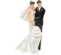 Figurine couple de mariés amoureux pour pièce montée de mariage (x1) REF/SUJ4986