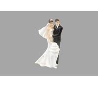 Figurine couple de mariés amoureux pour pièce montée de mariage (x1) REF/SUJ4986