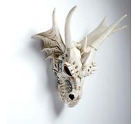 Figurine Crâne du Dragon avec Détails Métallique