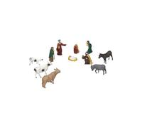Noch - 15922 - Modélisme Ferroviaire - Figurines De Crèche De Noël - 11 Figurines