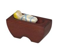 Figurine Crèche De Noël - Enfant Jésus Marron TU