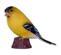Figurine D’Oiseau Moineau Doré Mojo Fun Peinte À La Main Modèle Collectible 3+