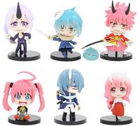 Figurine d'action Anime (6 pièces Cette fois où je me suis réincarné en Slime)