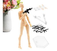 Figurine d'action avec joints mobiles - Modèle d'artistes réalistes pour dessin, figurine de jouet posable portable pour la photographie | Art Study Desk Decor, cadeaux de collection pour croquis et