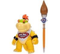 Figurine d'action Bowser Jr. 5" - The Super Mario Galaxy Movie, avec accessoire, sous licence officielle, 17 points d'articulation, inclut un pinceau, dès 3 ans et +