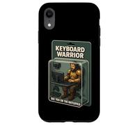 Figurine d'action Clavier Guerrier Gamer Meme Internet Sarcasme Coque pour iPhone XR