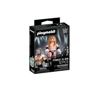 Figurine d'action collection PLAYMOBIL 71963 WWE Triple H avec accessoires 12 pcs Noir, brun, rose