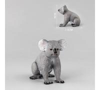 Figurine D'action De Koala Sauvage Grise, Simulation D'animaux, Modèle Familial, Jouets Pour Enfants, Cadeau, Décoration De La Maison