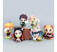 Figurine d'action de personnage de dessin animé, ornement de décoration de bureau, objet de collection : La Naissance des Fleurs 6,1 article aléatoirePolychlorures de vinyle