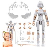 Figurine D'action Déjà Assemblée, Ensemble De Figurines Factices Titan Motion Imprimées En 3D, Figurines De Modèle Imprimées En 3D T-13, Figurine Mobile De Robot En Plastique T-13, Cadeaux