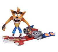 Figurine D'Action Deluxe Crash Bandicoot 5,5 Pouces Avec Jet Board