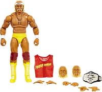 Figurine d'action Hulk Hogan WWE Ultimate Edition, 15,2 cm, mains et têtes interchangeables, championnat WWE pour enfants de 8 ans et plus