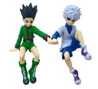 Figurine d'action Hunter×Hunter Gon Killua Hunter X Hunter Gon Freecss Anime Zoldyck, modèle de voiture, jouet, en stock 2pcs with box