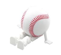 Figurine D'action Imprimée En 3D, Articulations Articulées Pour Les Poses, Matériel D'impression 3D, Petites Balles De Sport, Figurines De Softball De Copain De Sport, Conception Tactile Douce, Pour H