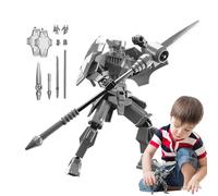 Figurine d'action imprimée en 3D, figurines d'action en 3D, robot articulé en 3D, figurines articulées de robot, objets de collection pour la décoration de bureau