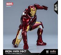 Figurine d'action Marvel Iron Man Jouets Ultimes, 7 pouces MK7 avec de nombreux accessoires, Statue de collection Playset Taille UniqueABS