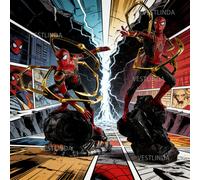 Figurine d'action Marvel Spider-Man Super-héros Spiderman 18 cm, décoration anime, collection de jouets, modèle, cadeaux pour amis et garçons A