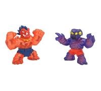 Figurine d'action - MOOSE TOYS - Pack Duo Figurines 11cm - GOO JIT ZU S3 - Rouge et violet - Garçon