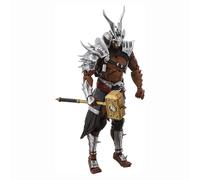 Figurine D'Action Mortal Kombat 7 Pouces | Shao Kahn (Peau Platine)