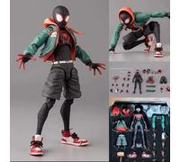 Figurine d'action Spiderman Miles Morales, collection Sentinel Marvel Spider-Man Into the Spider-Verse, figurines, modèles de jouets box