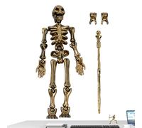 Figurine d'action squelette - Jouet éducatif assemblé, figurines mobiles avec articulations | Modèle d'assemblage complet du corps, bloc de construction Flexible pour étagère de bureau, artisanat