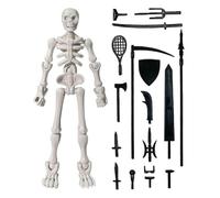 Figurine d'action squelette - Modèle d'anatomie articulée de 3,5 x 1,5 x 13 cm, décoration de en os articulé pour expositions intérieures et extérieures | Démonstrations Dida