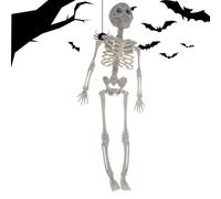 Figurine d'action squelette, modèle squelette humain avec articulations mobiles, squelette complet pour décoration de cimetière hantée