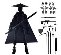 Figurine d'Action T13, Jouet Robot Multi-Articulé Imprimé en 3D avec Cape et Chapeau, Modèle Pré-Assemblé Lucky 13, Figurine Stop Motion pour Décoration de Bureau, Collectionneurs et Enfants