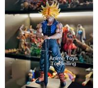Figurine d'action Trunks de 25 cm/9,84 po, Dragon Ball Z, figurines en PVC, collection de modèles de jouets pour cadeaux Trunks