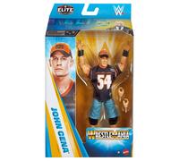 Mattel Figurine articulée de collection John Cena avec accessoires Coffret WrestleMania JHX77
