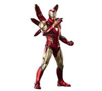 Figurine d'action ZD Toys - Iron Man Mark 85 de 17,8 cm avec lumières, pièces interchangeables, objets de collection de haute qualité, matériau en PVC résistant, cadeau idéal pour les collectionneurs