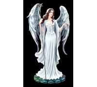 Figurine d'ange 57 cm - Magic Mistress avec baguette magique | Statue elfe
