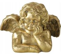 Figurine d'ange décorative or 33 cm