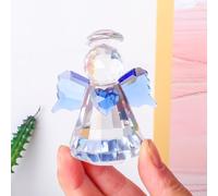 Figurine d'ange en cristal - Décoration de Noël - Design étincelant et élégant fabriqué à la main pour un esprit festif magique