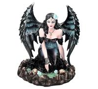 Figurine d'ange Immortal Sin | Statue de fée elfe Dark Angel