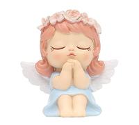 Figurine d'ange pour tableau de bord de voiture Décoration de gâteau pour entrée Bleu
