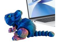 Figurine d'animal imprimée en trois dimensions - Articulation flexible pour hamster - Jouet à presser pour hamster - Jouet mobile pour hamster - Jouet mignon pour la maison, le bureau